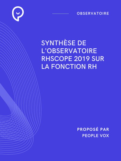 Synthèse de l'observatoire RHScope 2019 sur la fonction RH